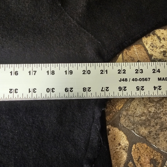 OSKA Oversized Asymmetric Artsy Black Cropped Wool Sweater Pullover Jenby Size M - Picture 15 of 15